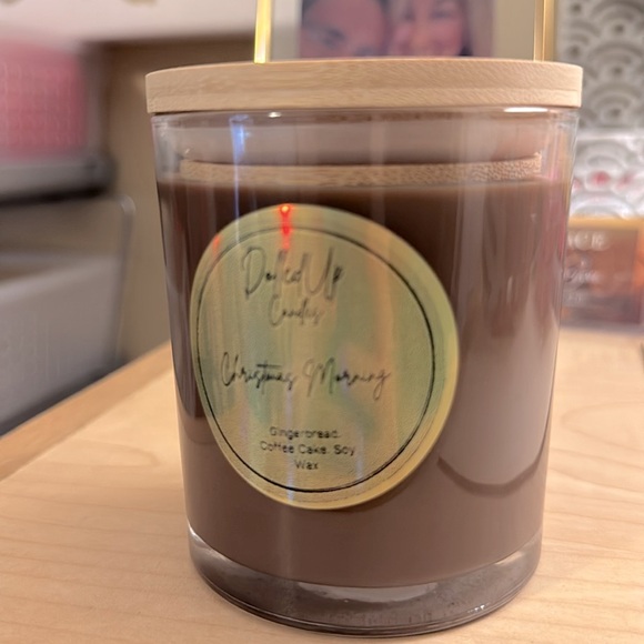 9oz Christmas Morning Candle | Gingerbread Coffee Cake Scent | Soy Wax - Picture 3 of 4